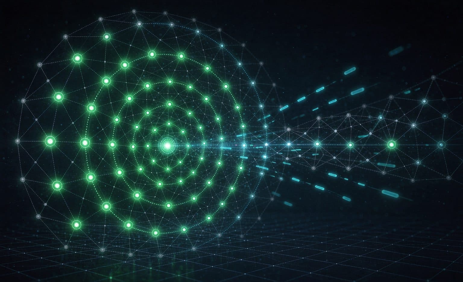 Stacked execution layers racing upward toward instant finality